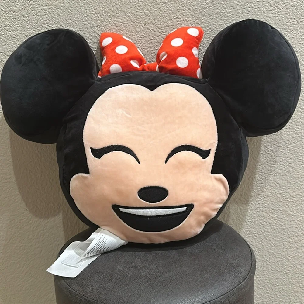 Disney’s Emoji Minnie Mouse Pillow